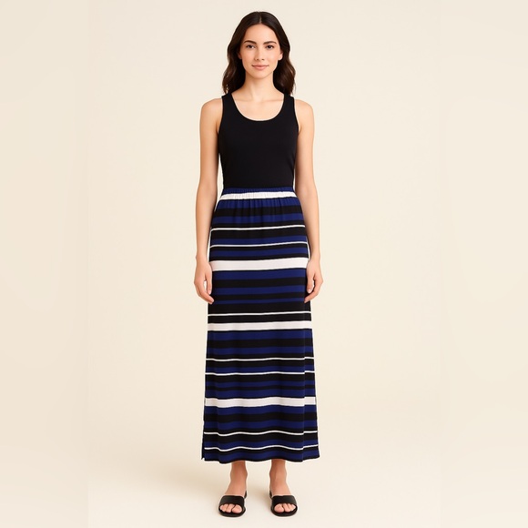 Banana Republic Striped Maxi Skirt Women’s Size M - Picture 1 of 5